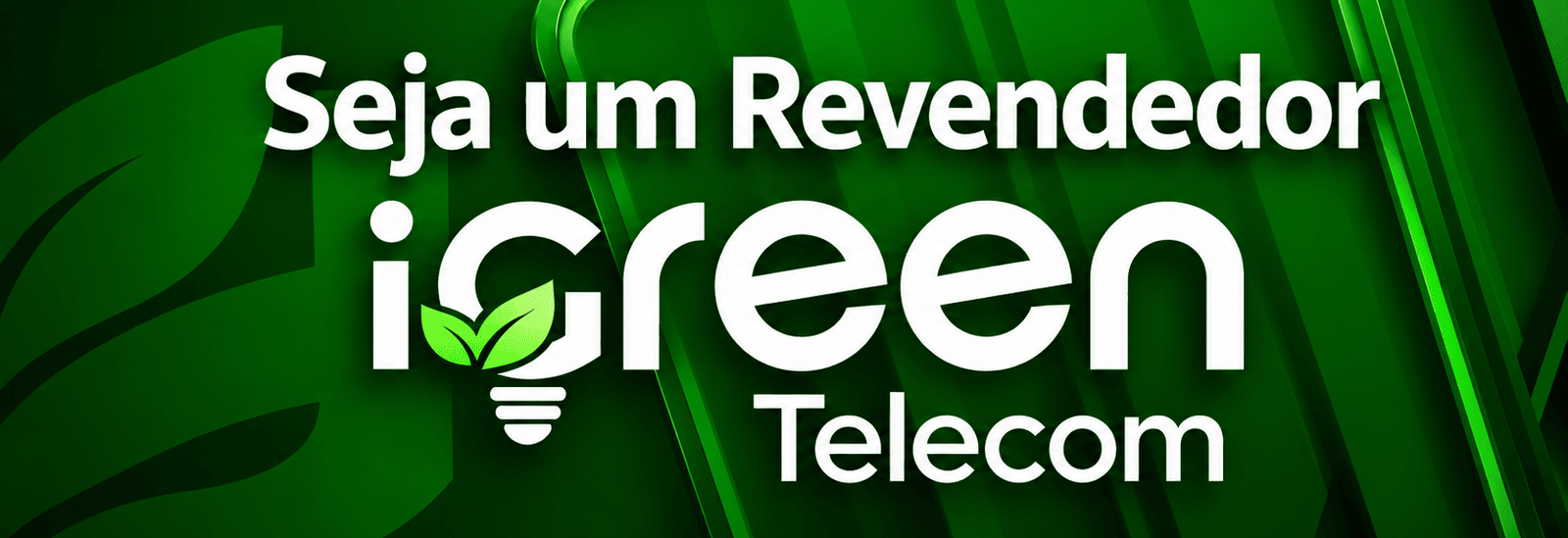 Adquira a sua licença iGreen Telecom, seja um revendedor de internet móvel e ganhe cada vez que seus clientes pagarem a conta de internet.